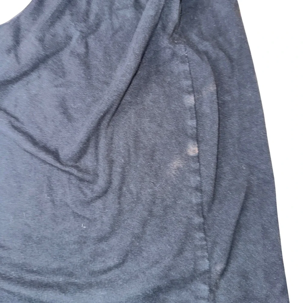 Nike Graphic Tee Large Black Shoe Loves‎ Me Not Daisy Heart Loose Fit